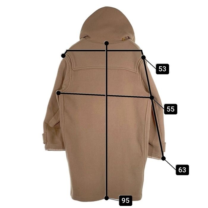 バーバリーロンドン ダッフルコート ノバチェック ウール ベージュ 英国製 美品✨️】バーバリーロンドン ノバチェック ダッフルコート ベージュ