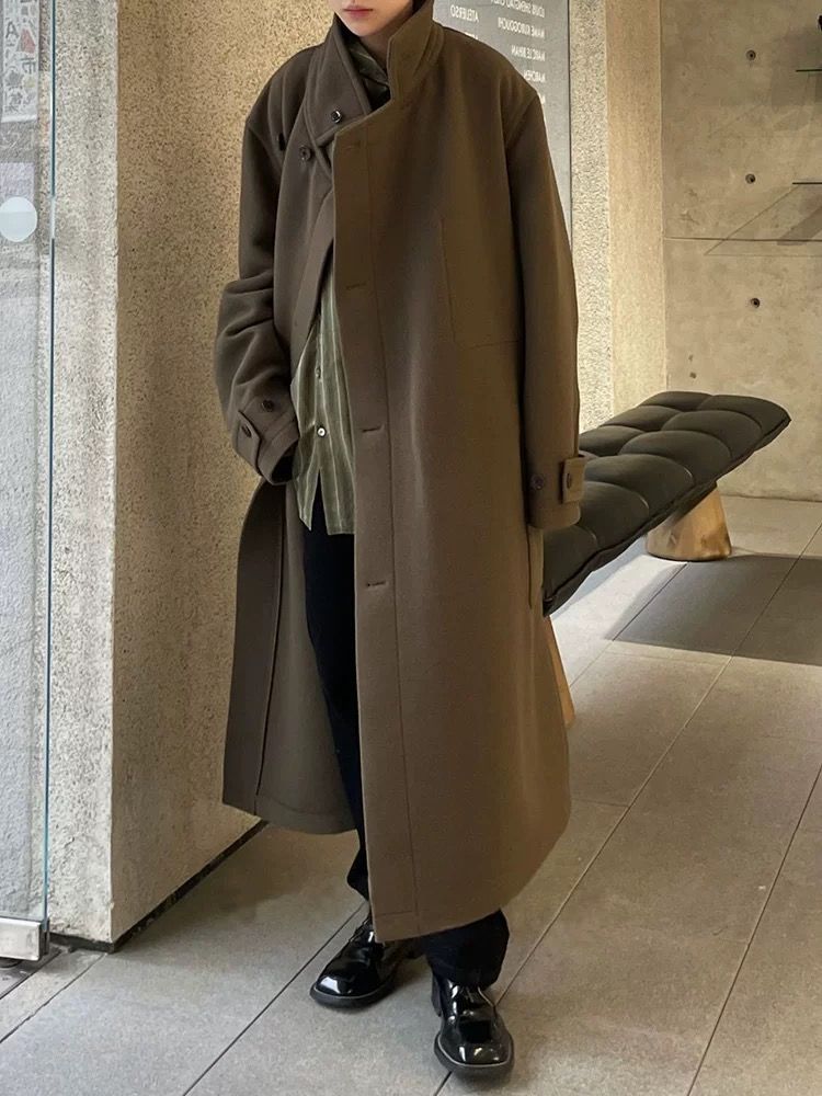 LEMAIRE ルメール 23AW WRAP COAT ウールメルトンオーバーサイズドラップコート  CO1037 LF1116