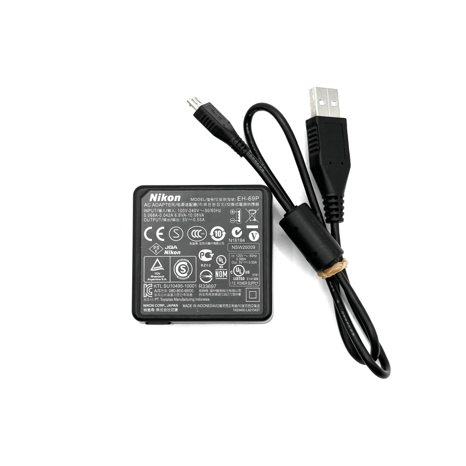 Nikon EH-69P ニコン 純正 チャージャー バッテリーチャージャー 充電ケーブル 充電器 デジタルカメラ 充電用 ACアダプター ...