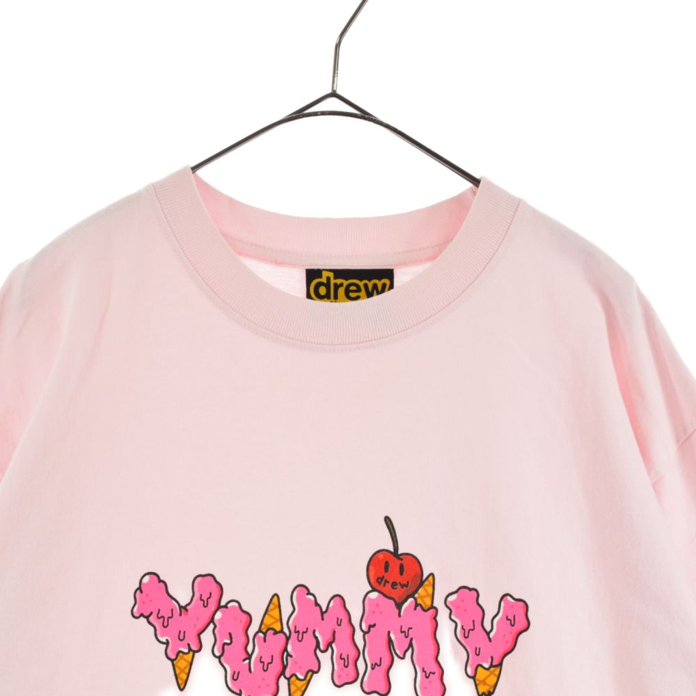 drew house (ドリューハウス) YUMMY PINK TEE ヤミー ロゴ 半袖Tシャツ ...