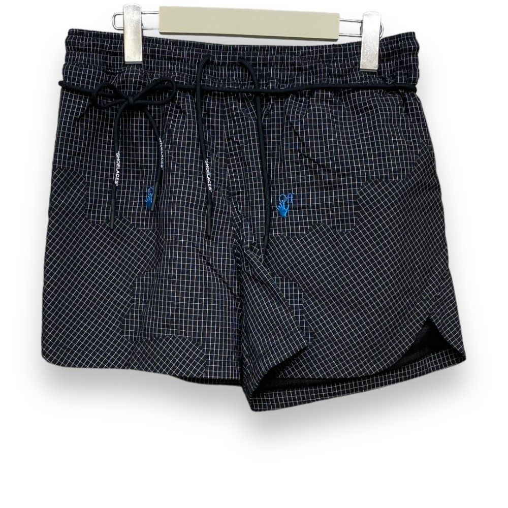 NIKE × OFF-WHITE 22AW WOVEN SHORT BLACK ウーブンショートパンツ L