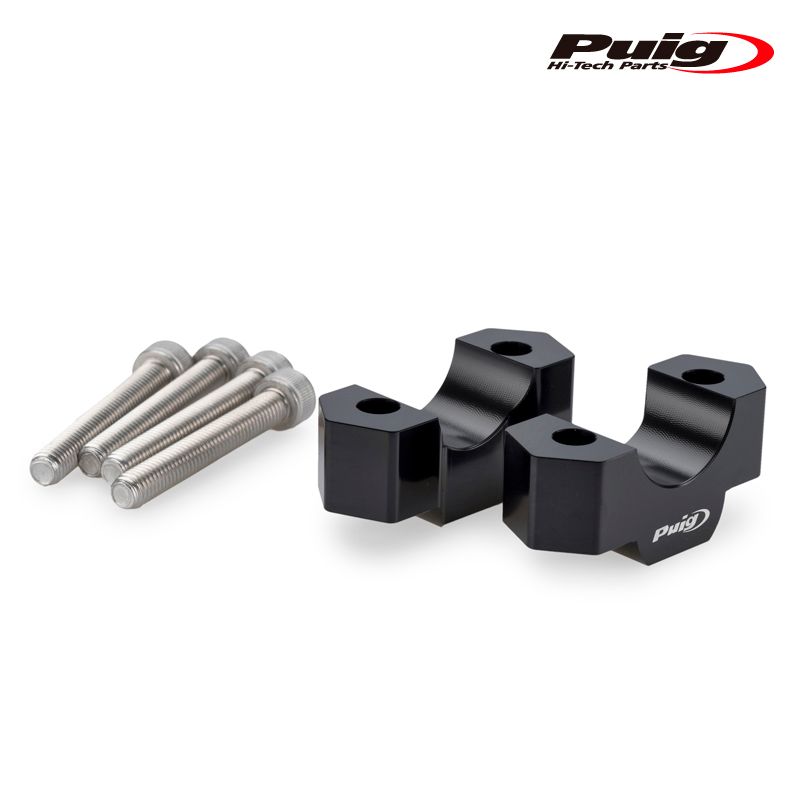 Puig 22142N HANDLE UP RISERS [BLACK] UP20mm Φ28.8mm BMW F900G (24