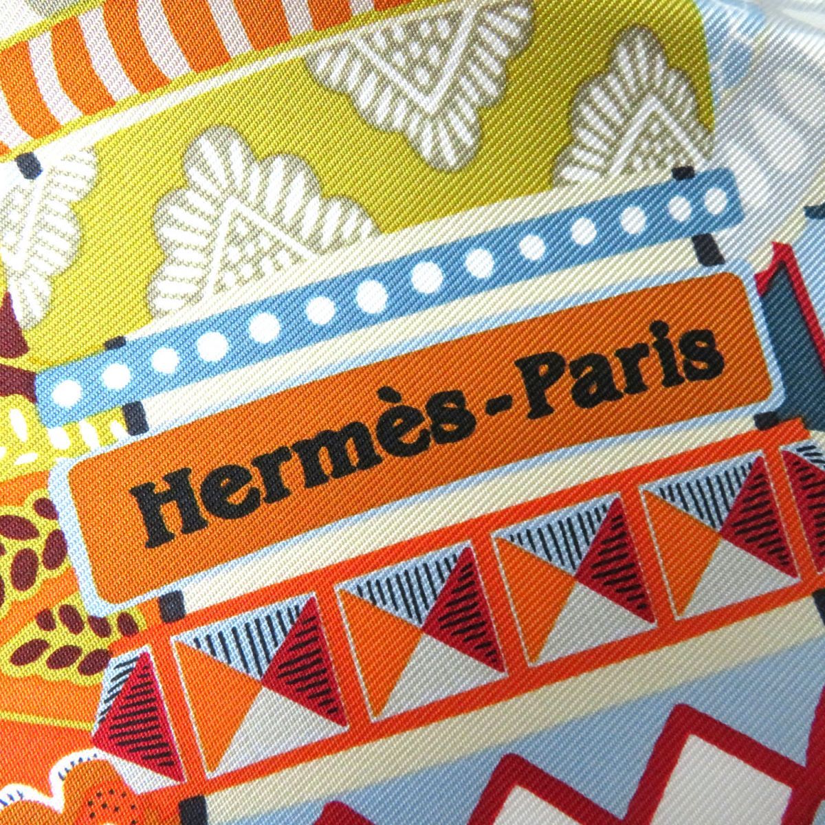 未使用品◎正規品 21AW 仏製 HERMES エルメス カレ90 DUO COSMIQUE ...