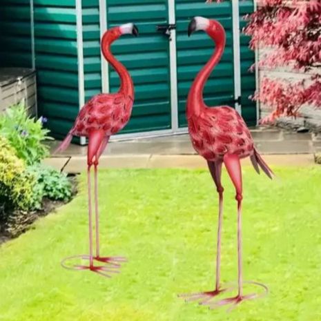 オブジェ 置物 インテリア おしゃれ 北欧 屋外 鳥 ガーデン フラミンゴ オーナメント おしゃれ かわいい インテリア 庭 ガーデニング 雑貨 トロピカル 南国 気分 見ざる聞かざる言わざる ガーデニング チャーム 花壇 花 小屋 用品