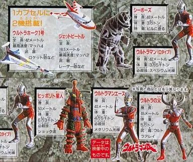 [Used] Trading Figure Complete 7 Piece Set “HG Ultraman 5 Miracle! The father of Ultra”