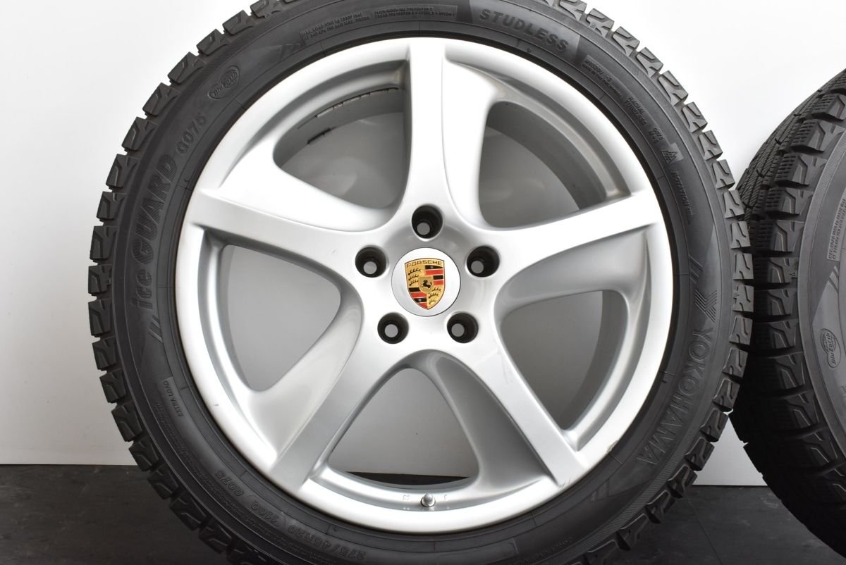 ポルシェ 955 カイエン 純正 17in 7.5J +53 PCD130 スタッドレスタイヤ
