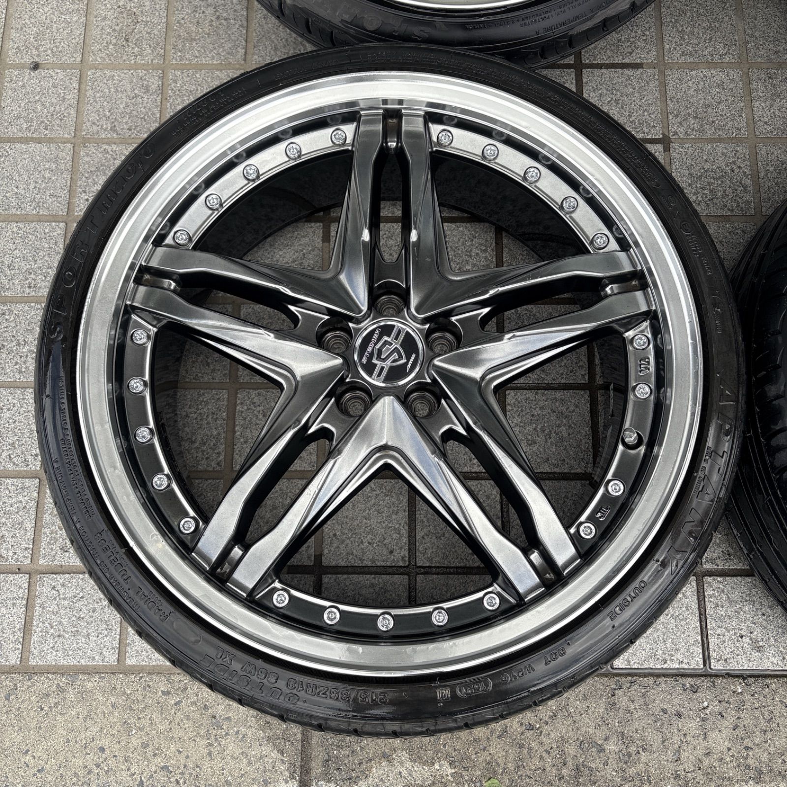 KYOHO STEINER 7.5J-18インチ 5-114.3 +53 4本 KYOHO ホイール