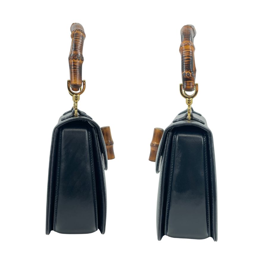 GUCCI バンブー 2way ダークネイビー GUCCI バンブー 2way ダークネイビー - メルカリ