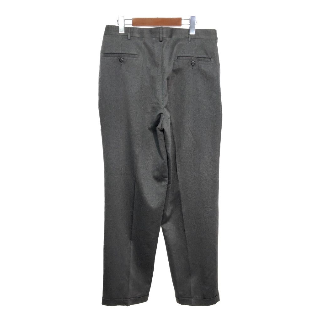 JOHN HENRY 2タック スラックスパンツ グレー (メンズ W34 L32) 中古 古着 T3480