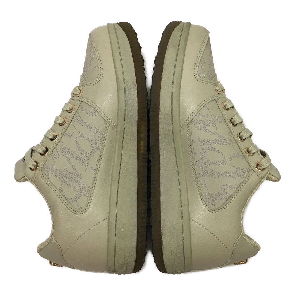 中古 マークアンドロナ MARKu0026LONA ゴルフシューズ 25cm ベージュ