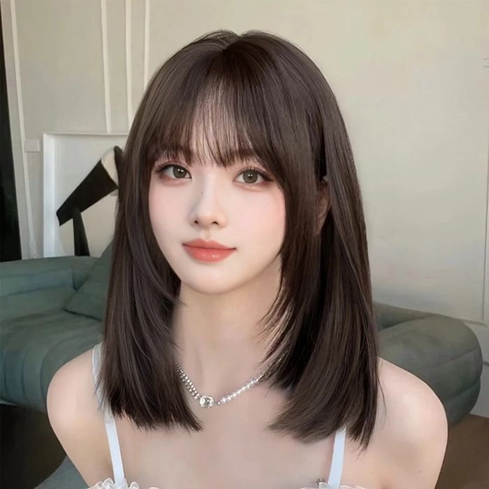 ウィッグ セミロング かつら 女性 フルウィッグ 女装 ウィッグ