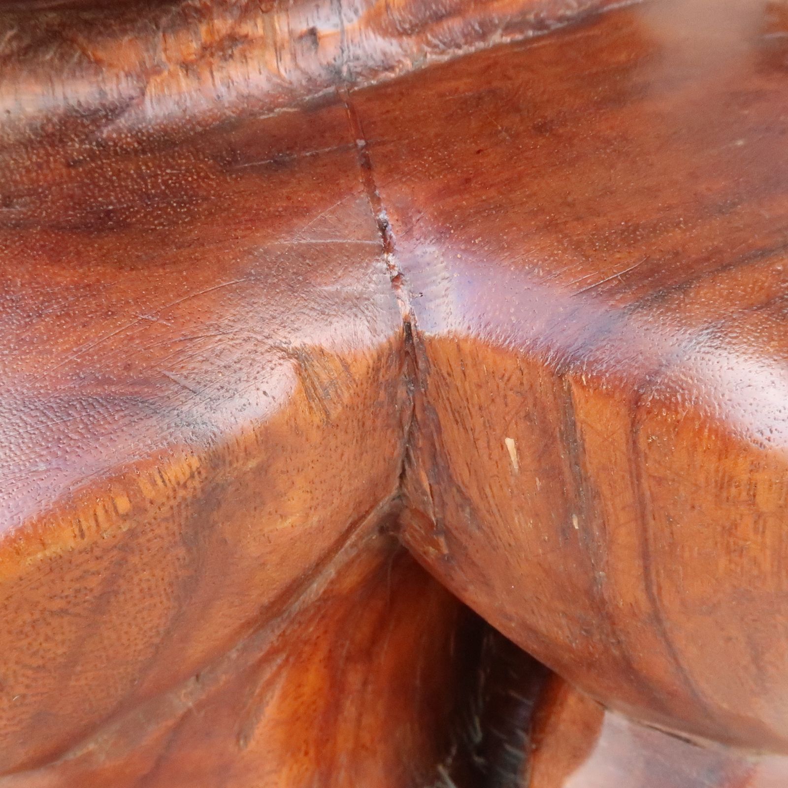 ティキの木彫り カナロア TIKI KANALOA100cm 木製スワール無垢材 1m