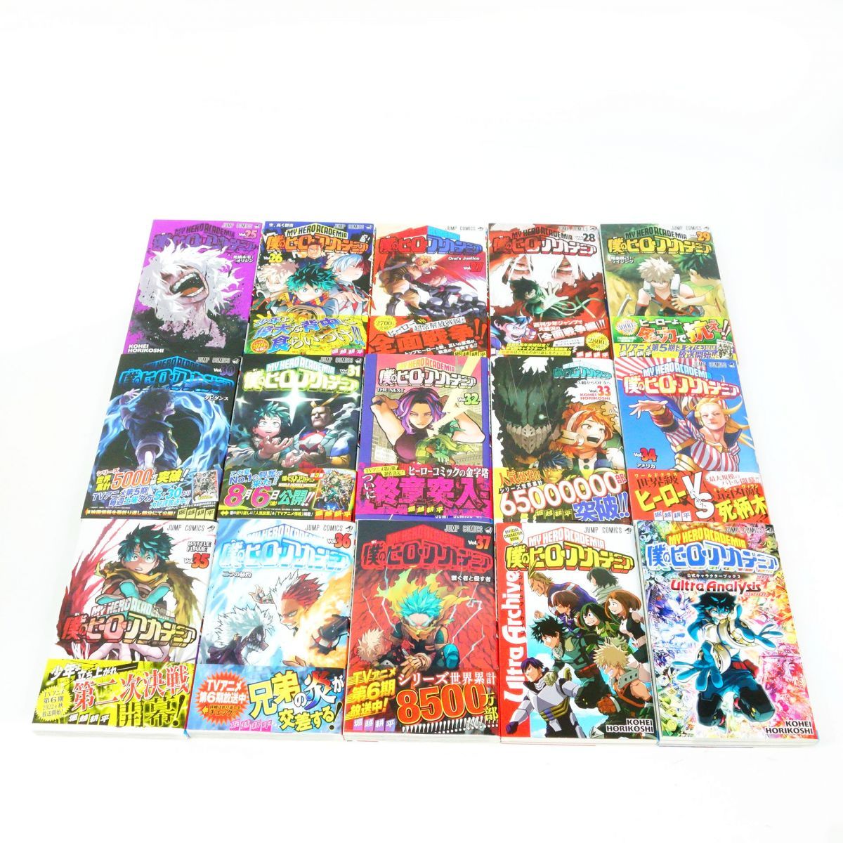 僕のヒーローアカデミア 1～37巻＋公式キャラクターブック×2冊