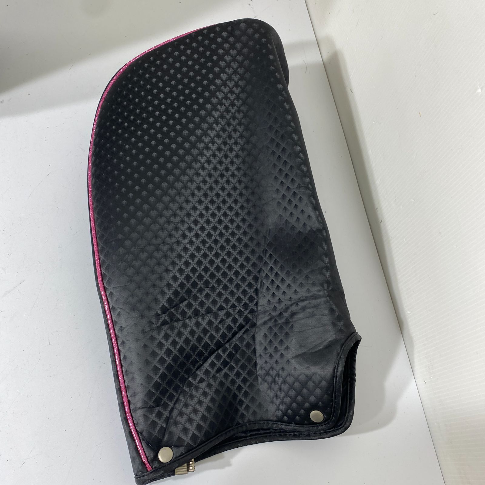 マークアンドロナ カートバッグ ライトグレー カモフラ柄地模様 スカル