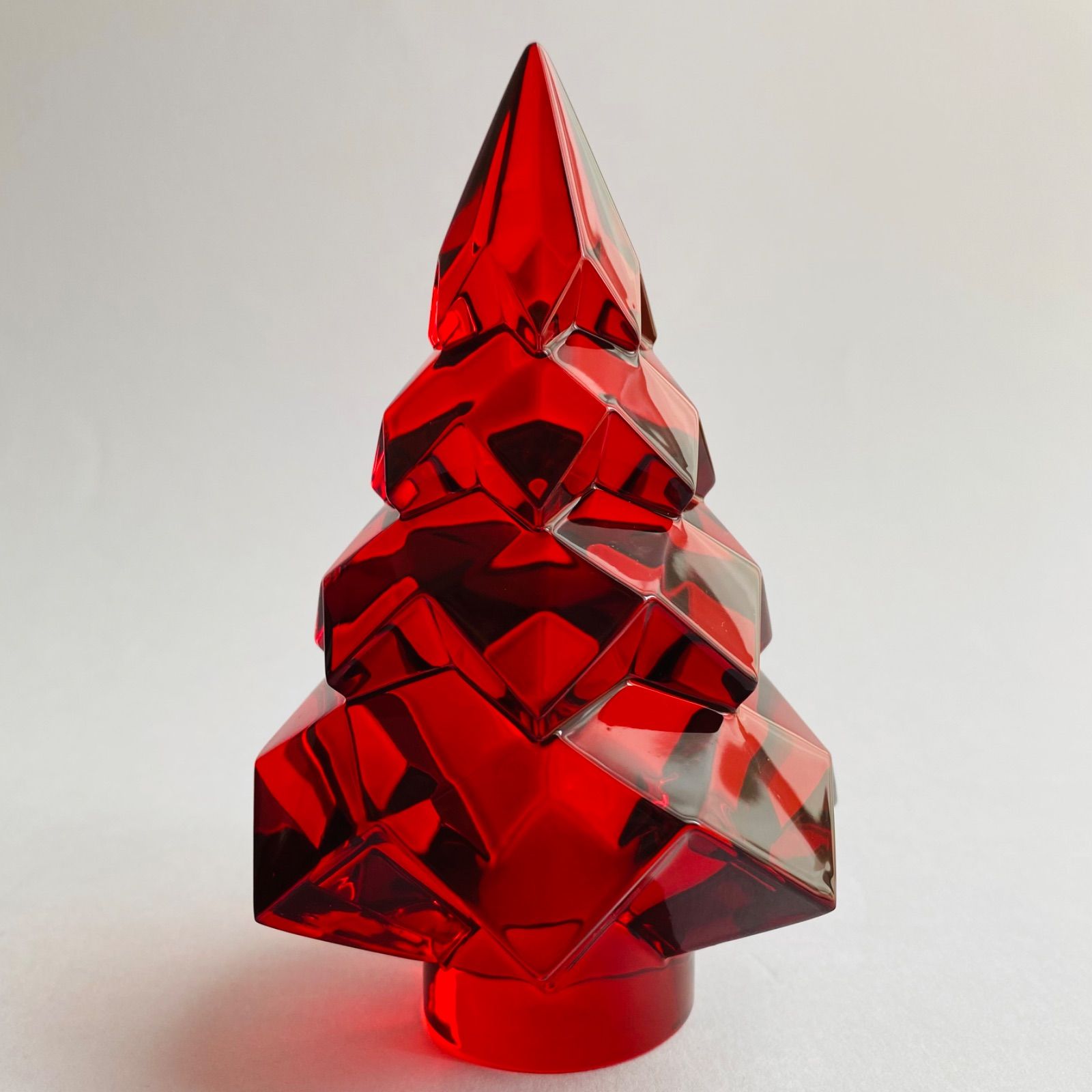 バカラ　ノエル　クリスマスツリー　アイ　レッド Baccarat バカラ ノエル ムジェーヴ クリスマスツリー