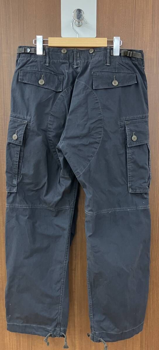 RRL／RALPH LAUREN／レンジャーポプリンカーゴパンツ／W32／ネイビー