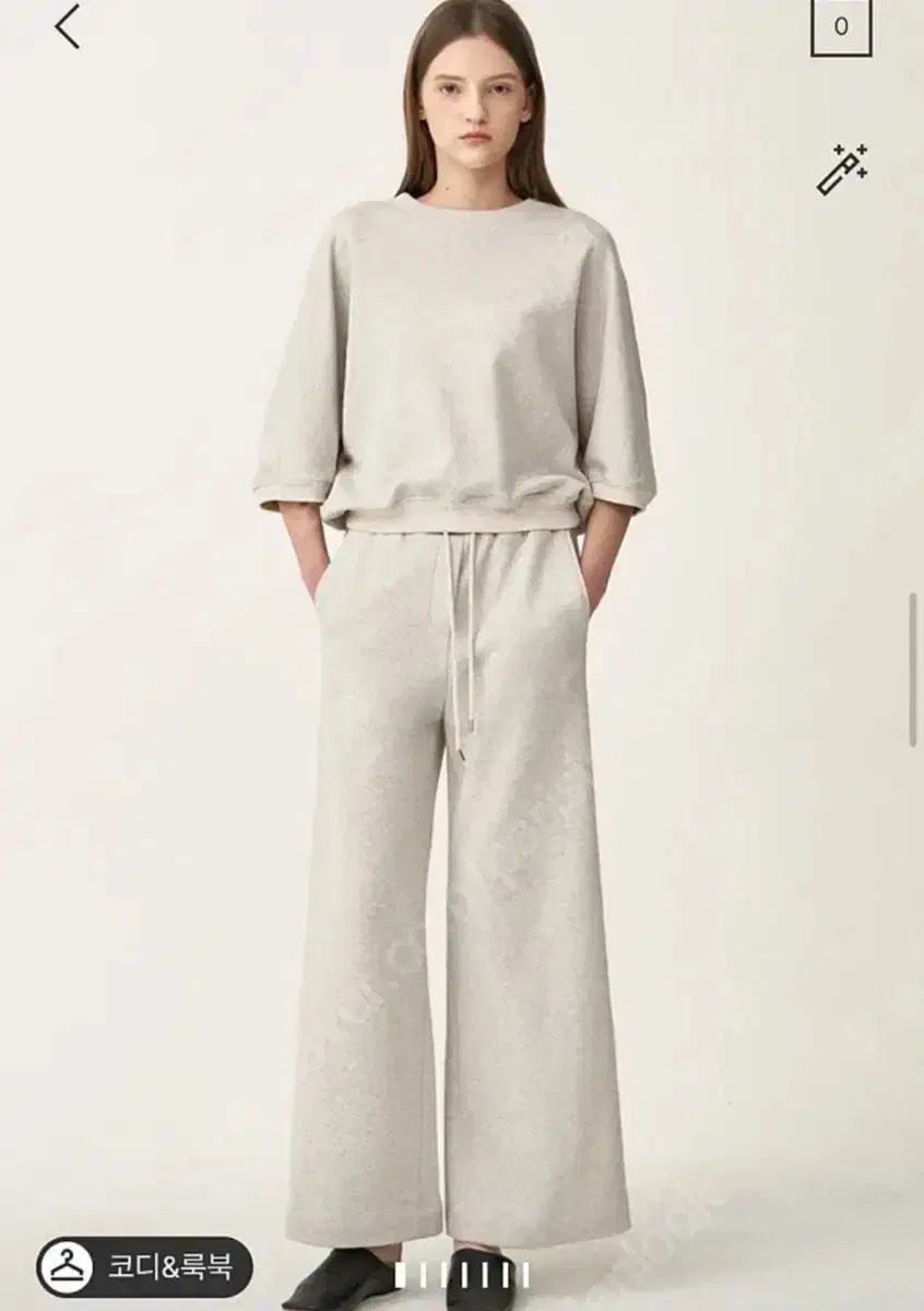 the CASHMERE Tシャツ ズボン セットアップ グレー