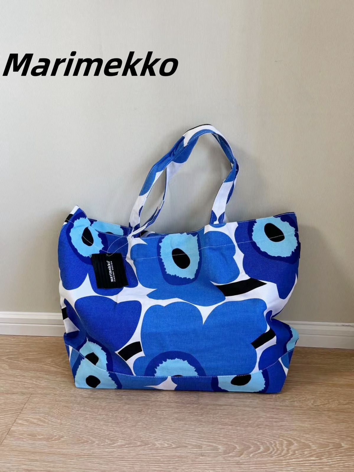 Marimekko マリメッコ トートバッグ ウニッコ 大きめ トート キャンバス レディース /Lサイズ