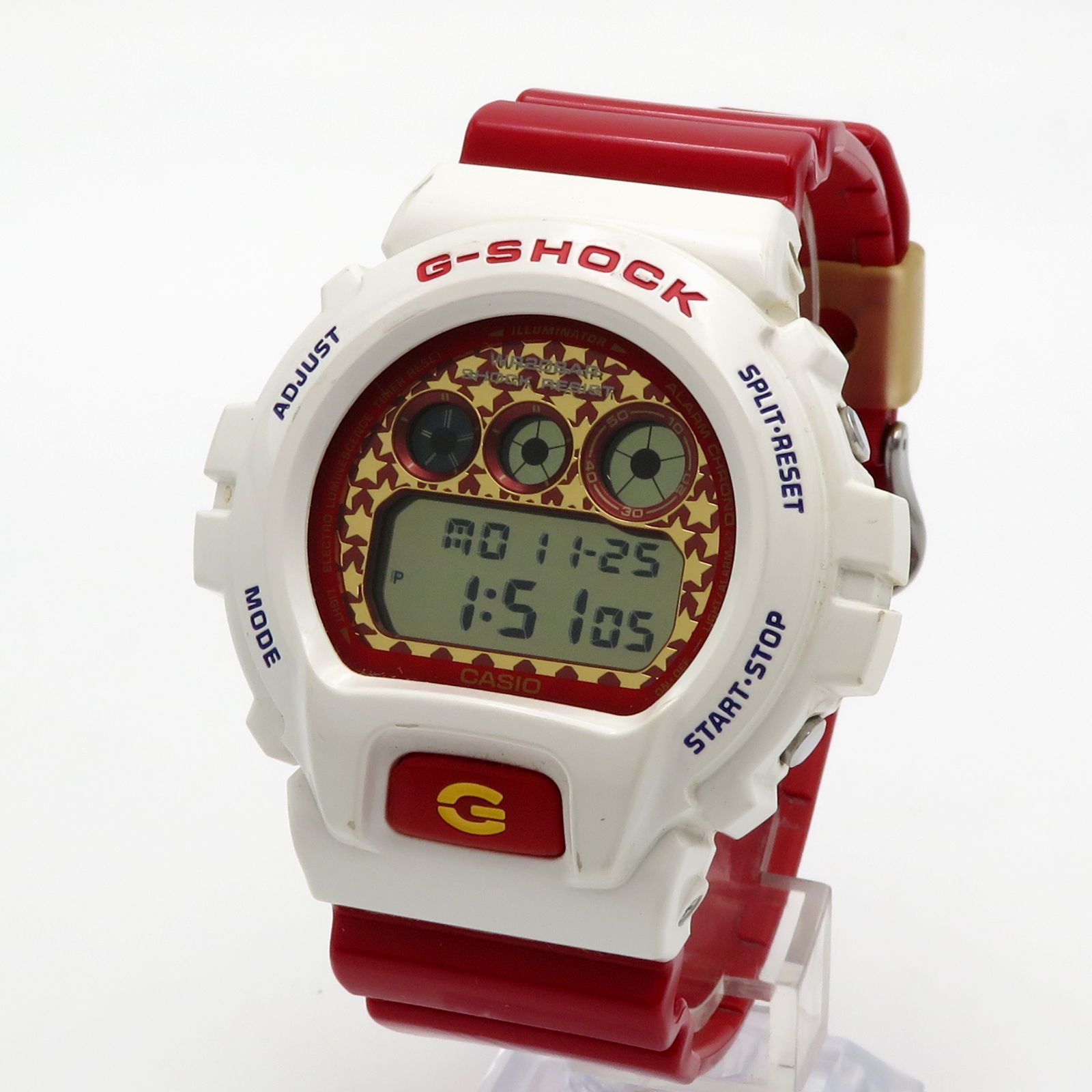 CASIO カシオ G-SHOCK ジーショック DW-6900SC 3230 腕時計 ウォッチ ホワイト レッド 星 スター