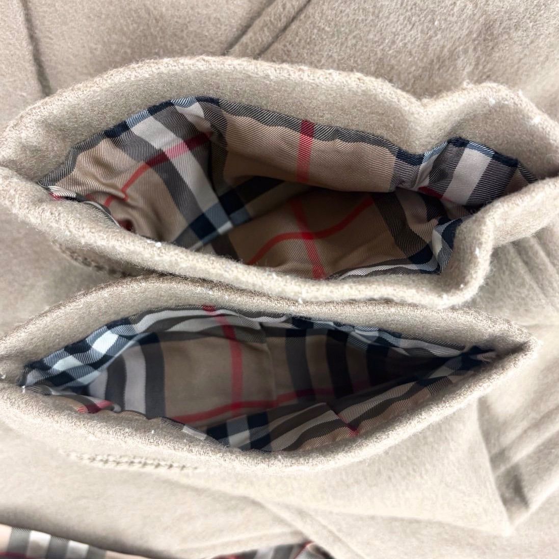 美品✨バーバリーロンドン　ウールコート　ベージュ　ノバチェック バーバリー BURBERRY 極美品 ノバチェック コート ウール