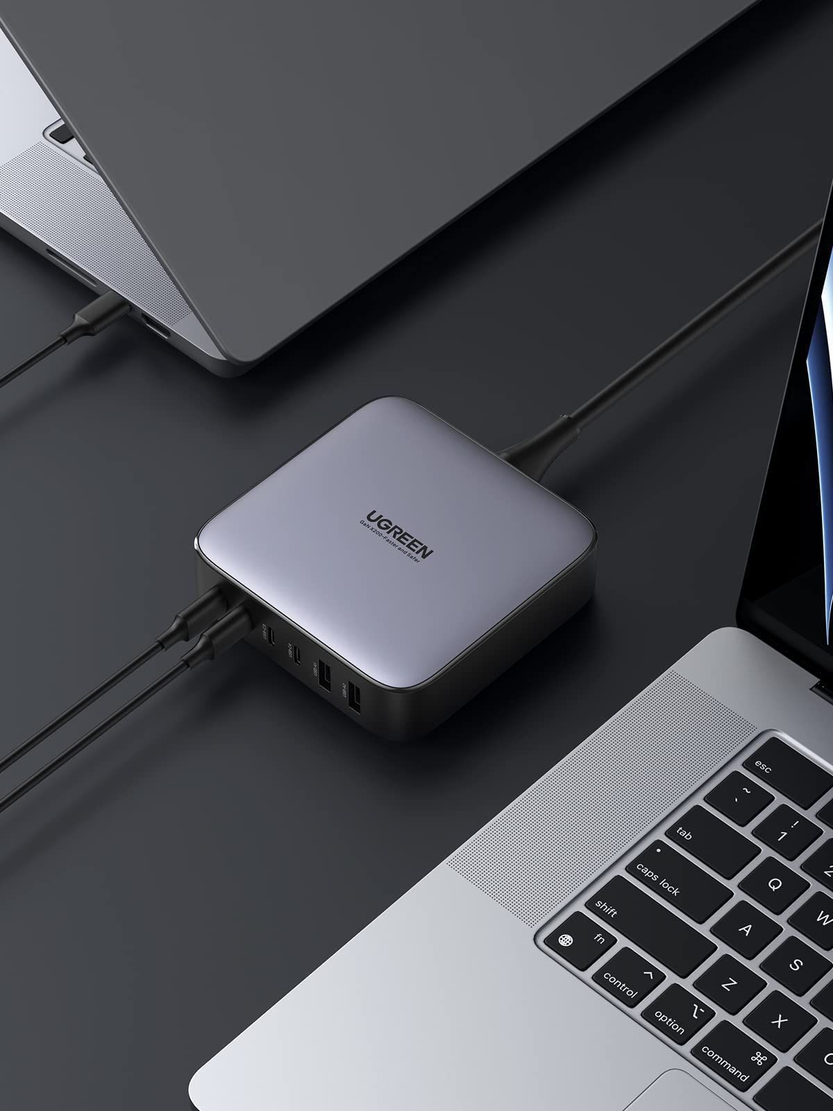 UGREEN Nexode 200W 充電器 6ポート 卓上多ポート急速充電器 【USB-C×4
