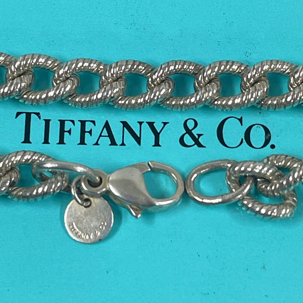 Tiffany&Co ティファニー ツイスト ロープ チェーン ブレスレット-