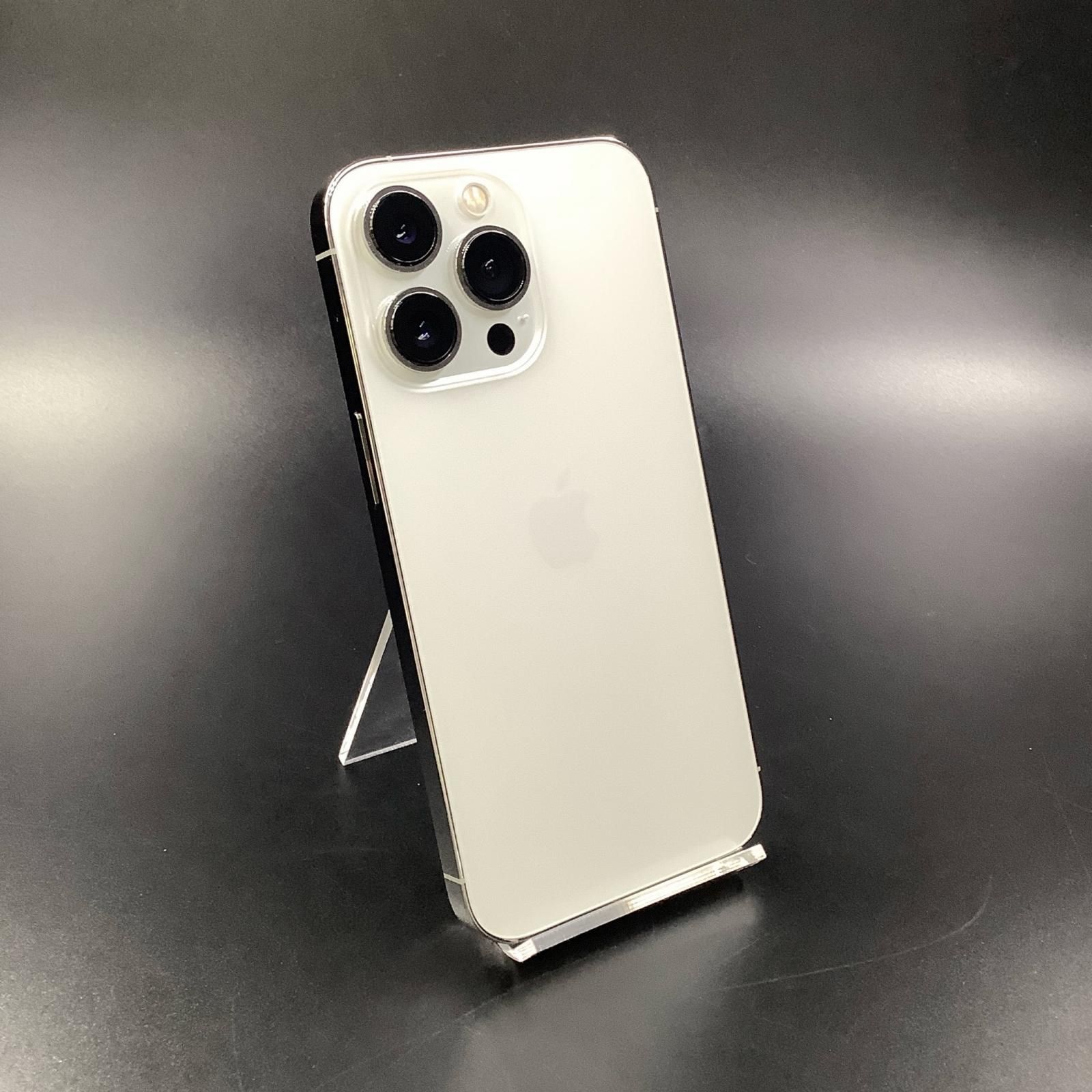 【全額返金保証】【最速発送】Apple iPhone 13 Pro 128GB シルバー 楽天モバイル 白ロム 87% 動作確認済