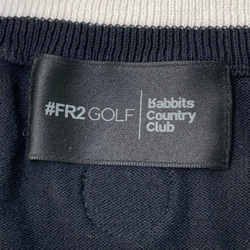 【新品未使用】FR2 GOLF Vネック ニットベスト ブラック 2XLサイズ 新品未使用】FR2 GOLF Vネック ニットベスト ブラック 2XLサイズ