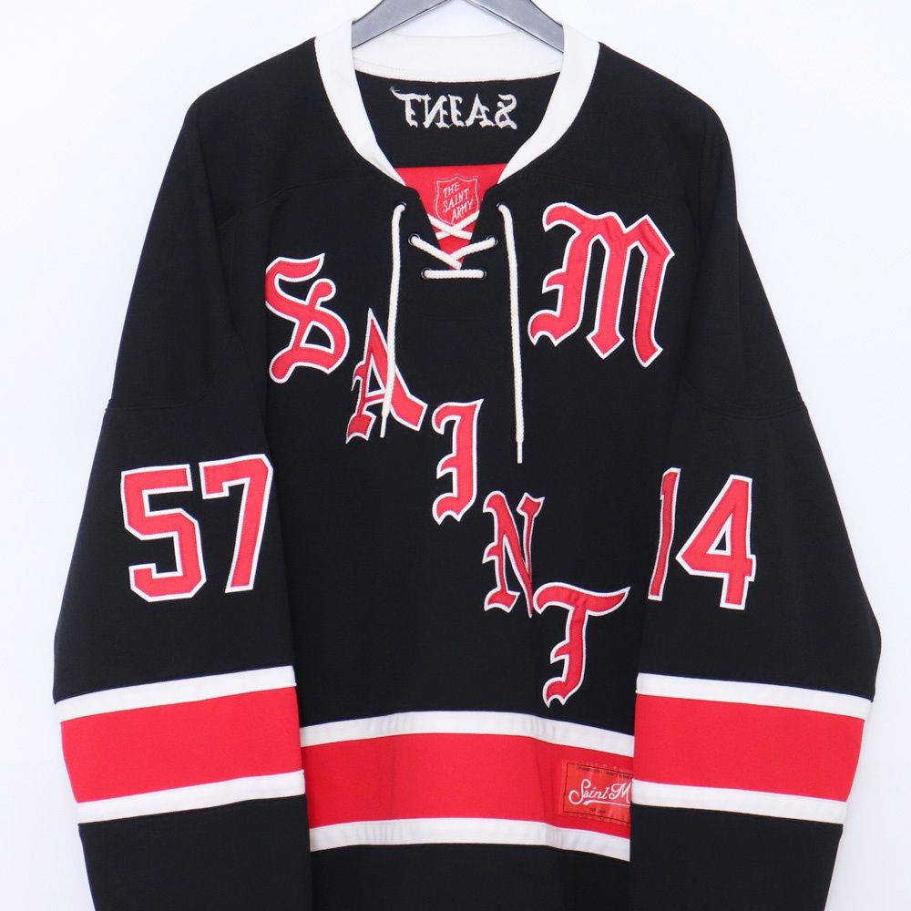 SAINT MICHAEL セントマイケル 23SS ロゴ刺繍 プルオーバー セント