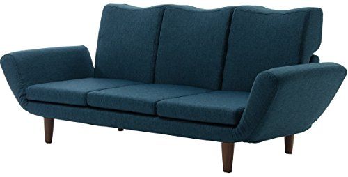 セルタン カウチソファー TONT トント 3人掛け タスクネイビー 背肘リクライニング 高反発 A538a-3P-584NVY