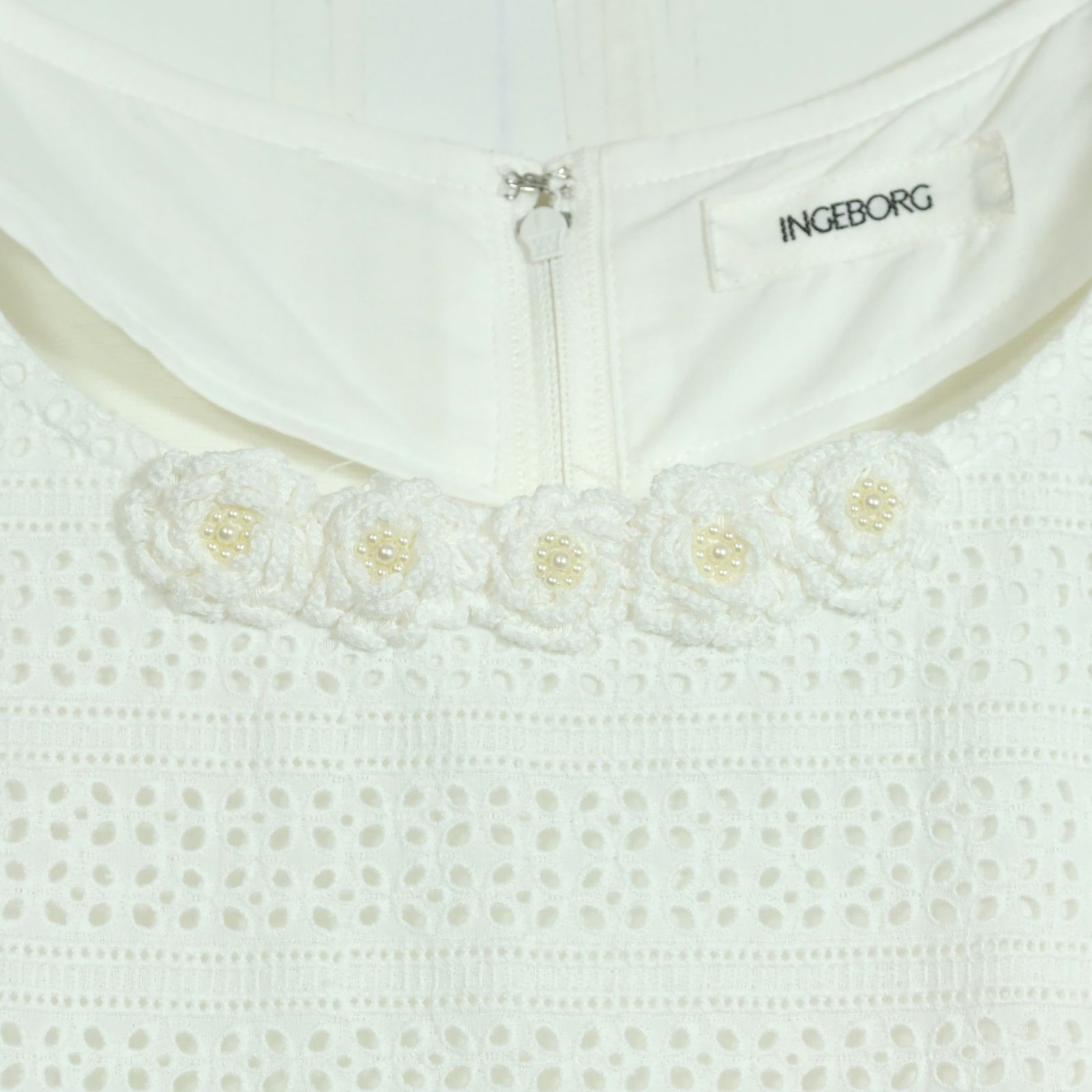 インゲボルグ☆モチーフ付き♪ノースリーブワンピース サイズ3(サイズ9  