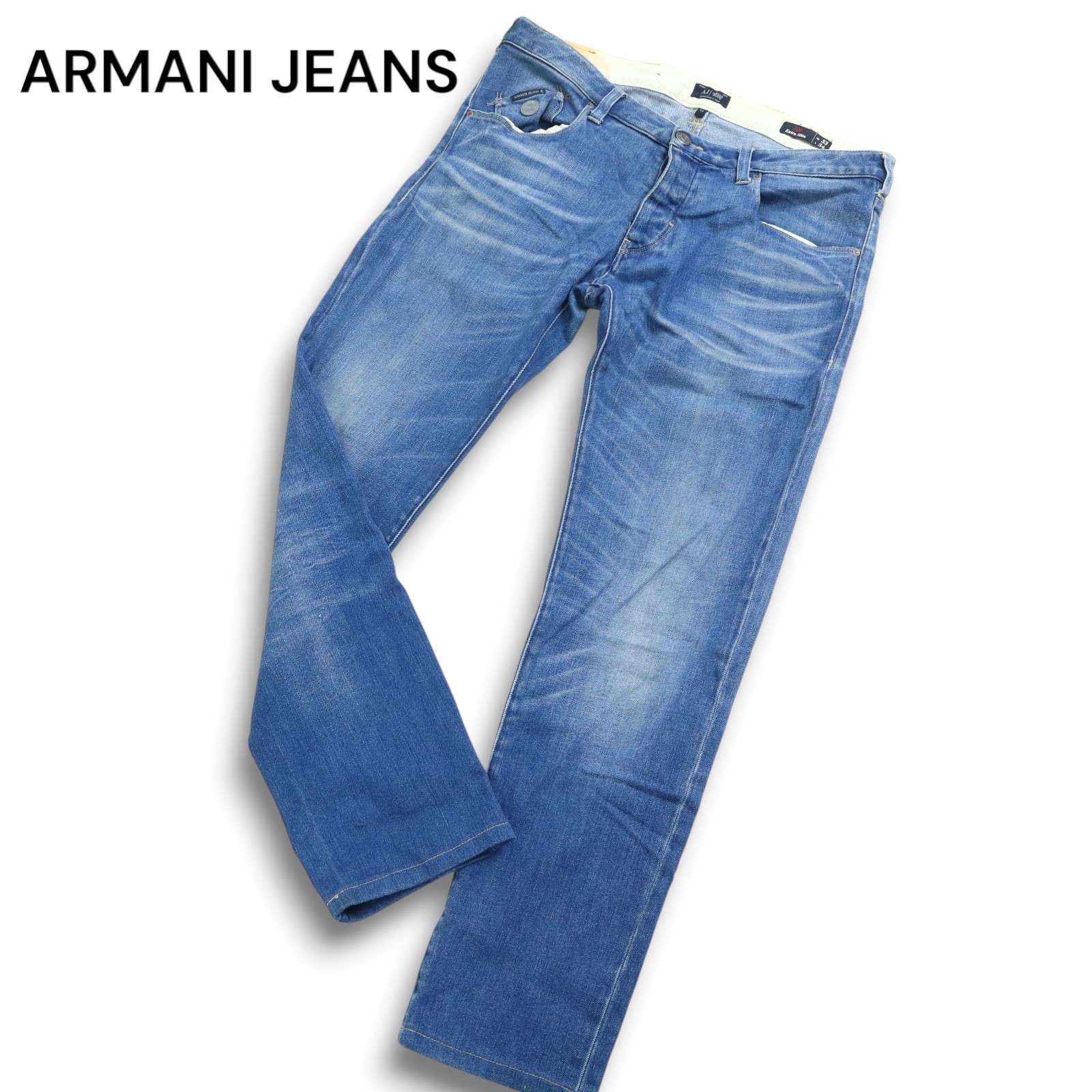 ARMANI JEANS アルマーニ ジーンズ J20 Extra Slim USED加工