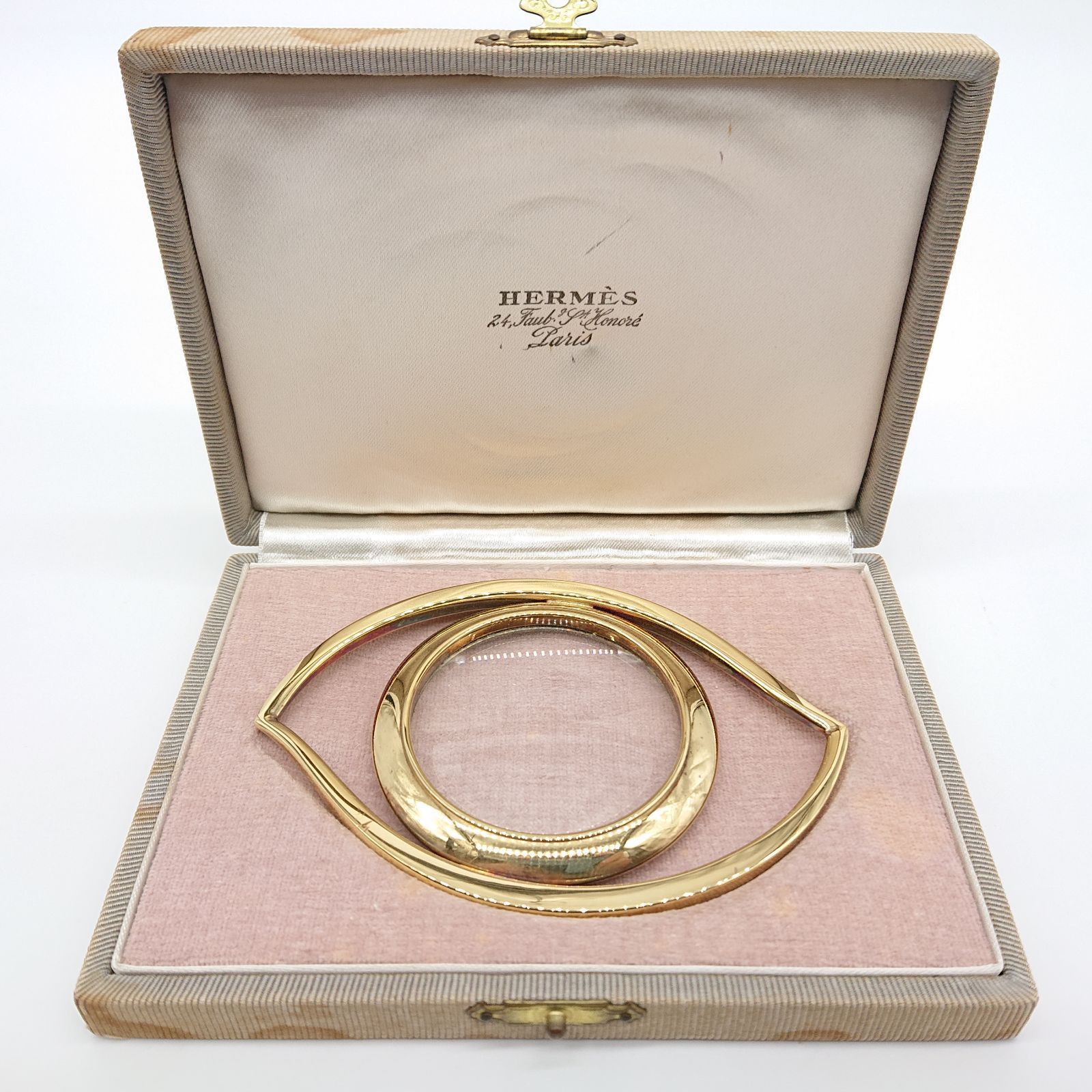 品 ヴィンテージ HERMES エルメス パリ 拡大鏡 クレオパトラの目 ジャン コクトー デザイン