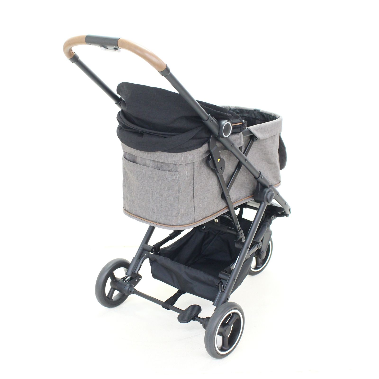 コンビ ペット用カート ルルテイル マウナロアブラック×グレージュ 可 C