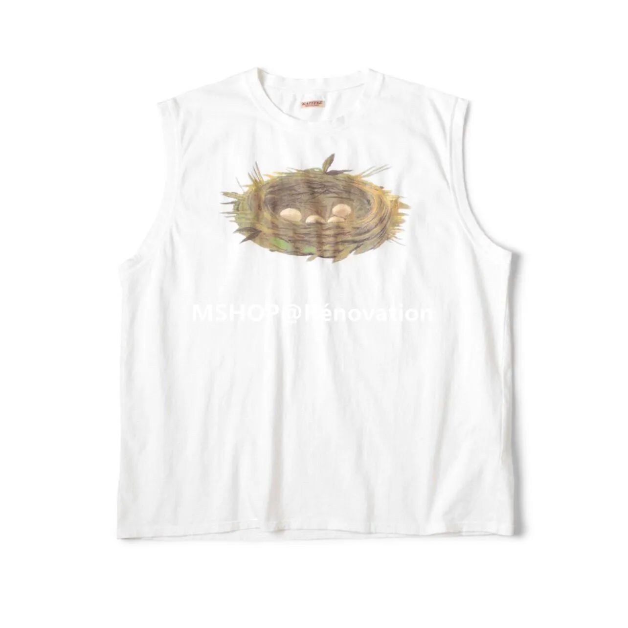 Kapital Jersey Sleeveless Big-T Rainbowy Bird s Nest