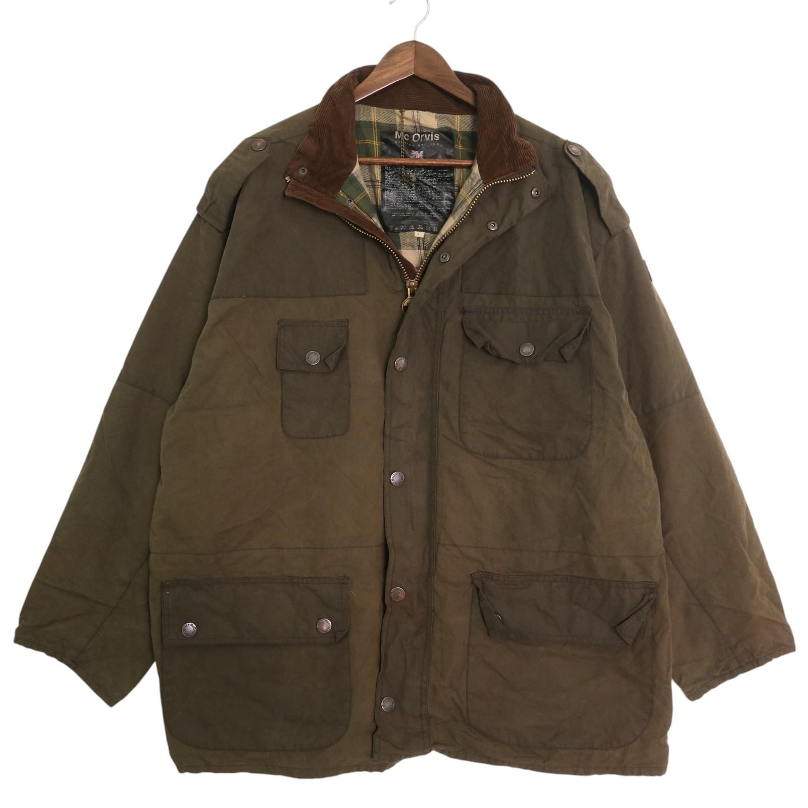 00年代 Mc Orvis マックオービス オイルドジャケット オリーブ(メンズ 