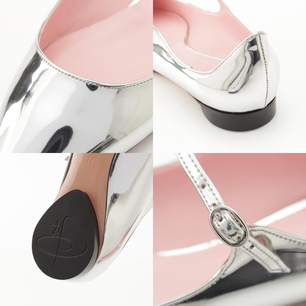 ピフェリ PIFERI イーグルメタリック フラット レザー ポインティッド  