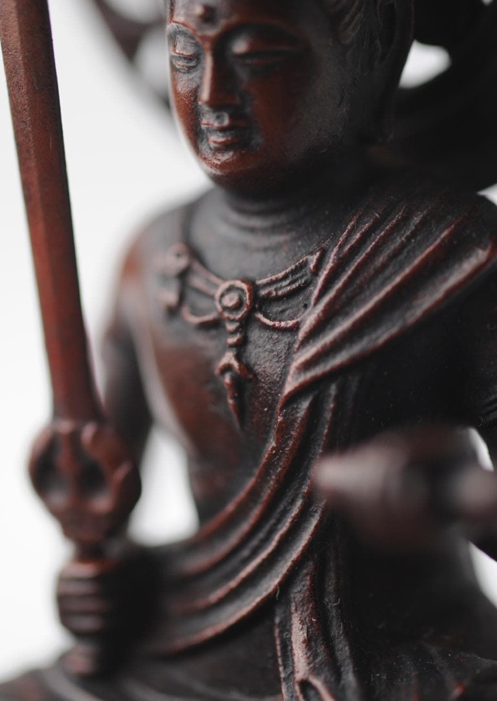 文殊菩薩 - 総高14.5cm 銅製 高岡銅器 仏像 WWW_IMPECCABLEHEALTHCARESERVICES_COM