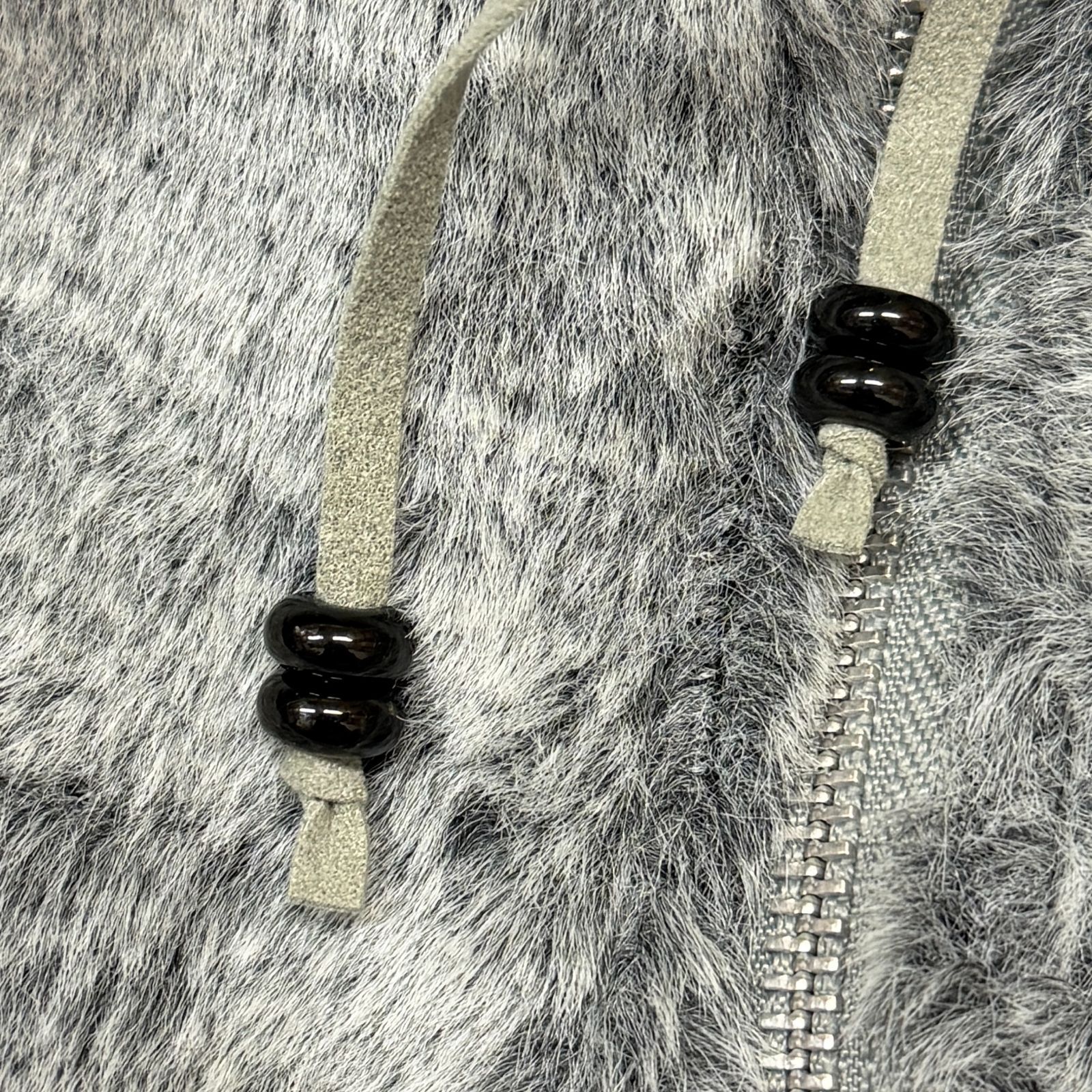 参考上代62700円 未使用品 NVRFRGT 24AW FAUX SHEARLING FULL ZIP UP