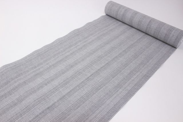 浴衣 反物 東京本染「夏のきもの 登録 花の東京 謹製」紺青藍色傘柳