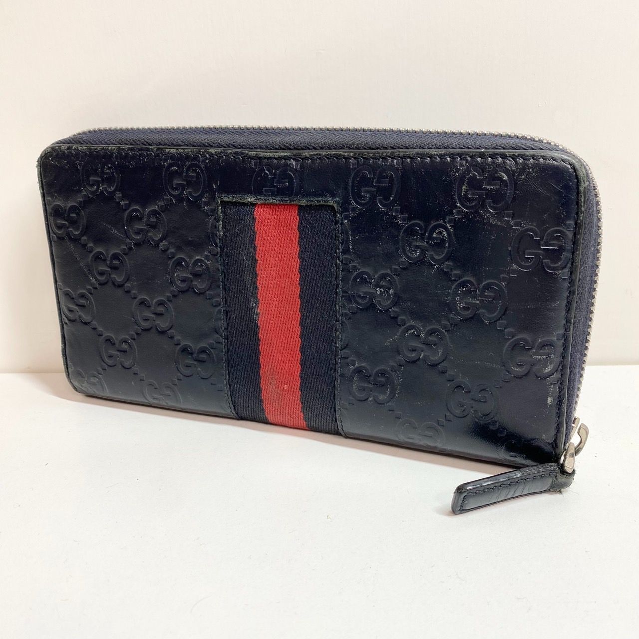 USED】GUCCI グッチ ラウンドファスナー 長財布 ウォレット