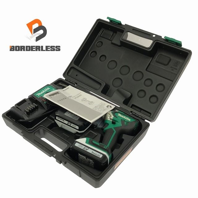 makita マキタ 18V 充電式インパクトドライバー MTD002DSX ライトバッテリー2個 18V1.5Ah 充電器 ケース付 DIY|日曜大工 109727