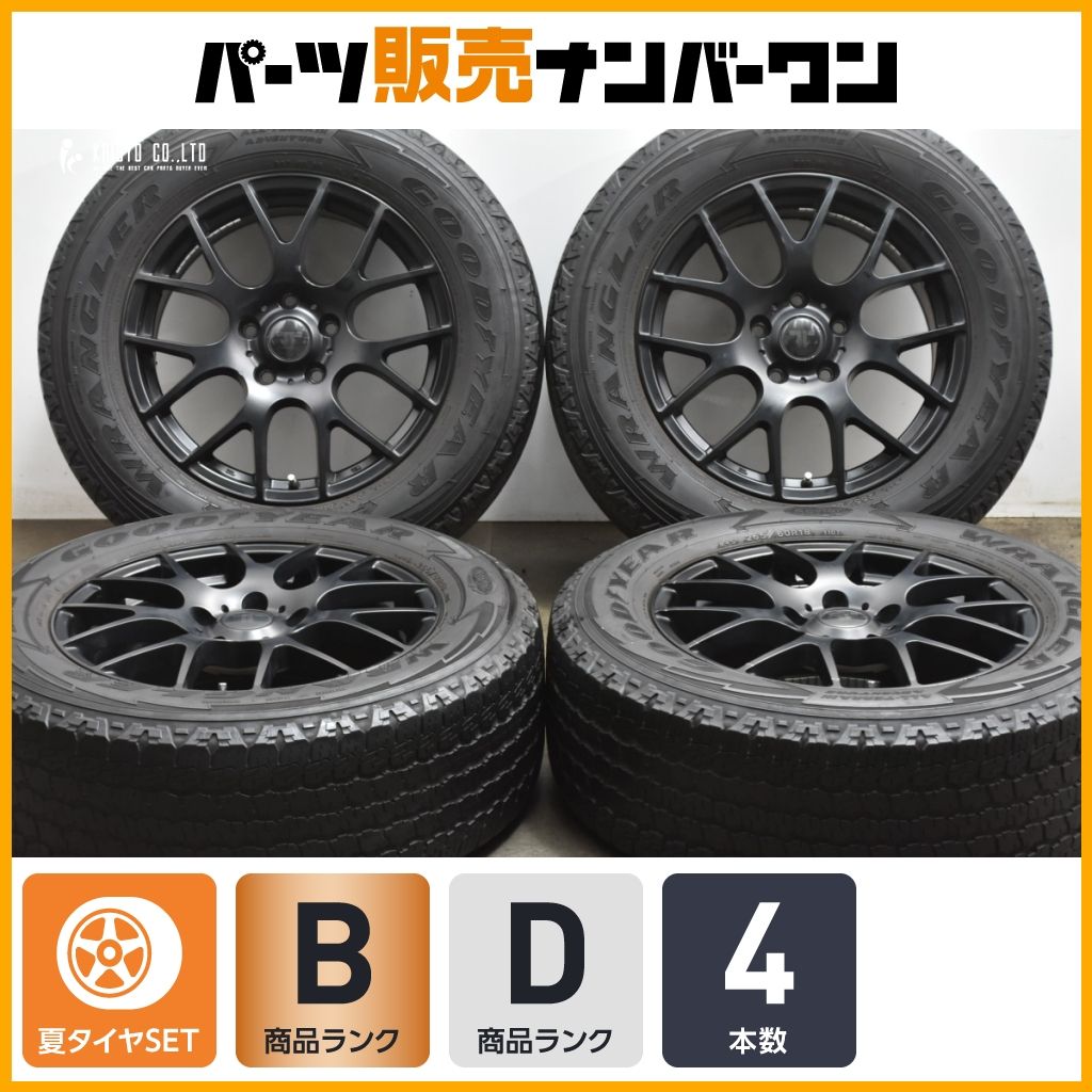 程度良好 ジープ WK グランドチェロキー サイズ ダイワオートモビルズ TR 18in 8J 56.4 PCD127 グッドイヤー WRANGLER 265|60R18