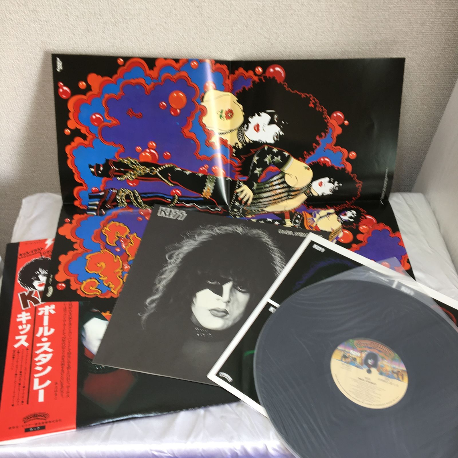 KISS ボックス箱付 4LP KISS ソロ 帯付LP ４枚 ジグゾーポスター付 レコード BOX キッス - メルカリ