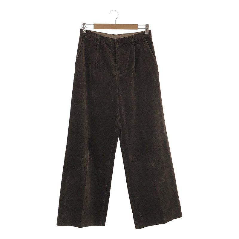 美品】 AURALEE / オーラリー | WASHED CORDUROY WIDE SLACKS 