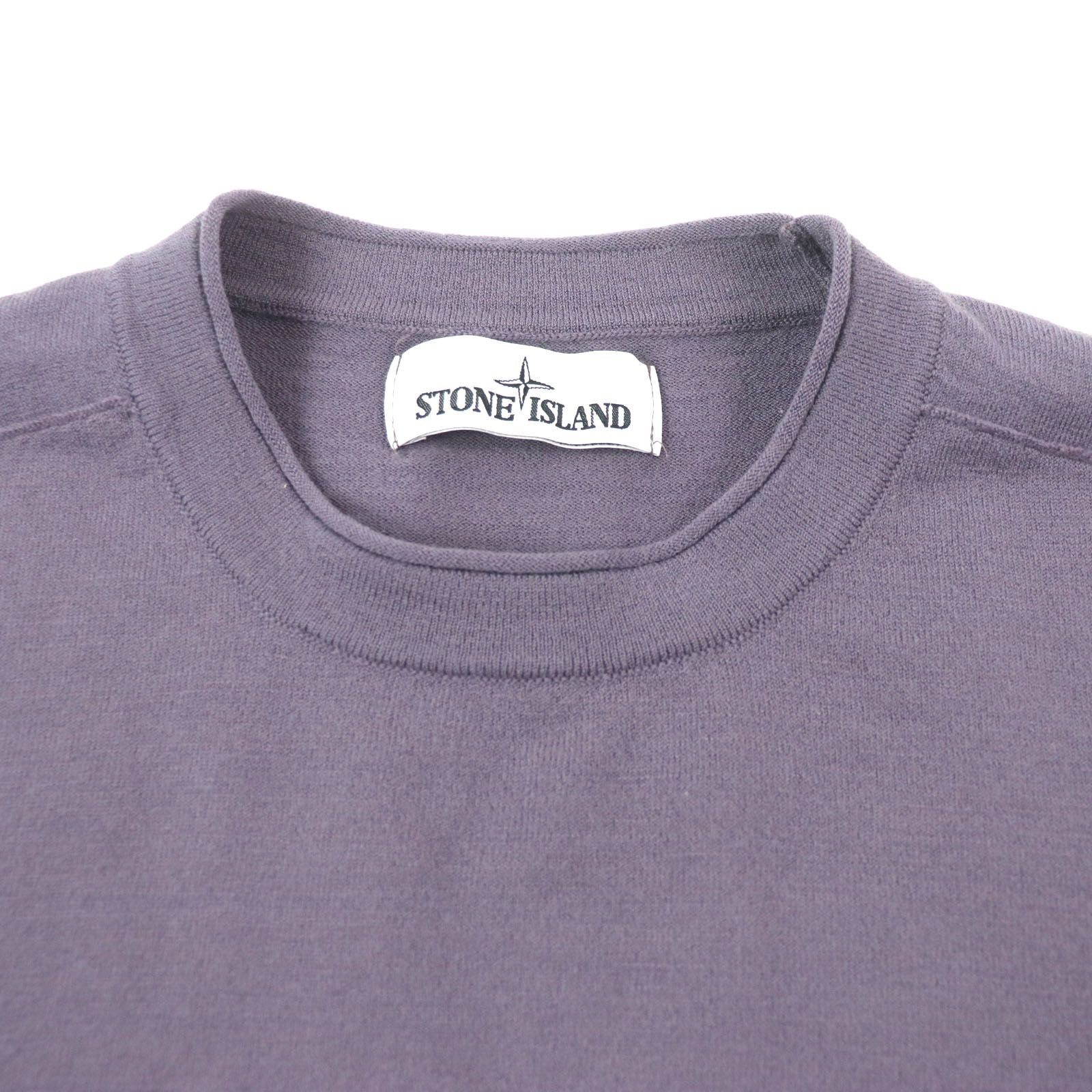 美品▽STONE ISLAND ストーンアイランド ウール88% ロゴワッペン