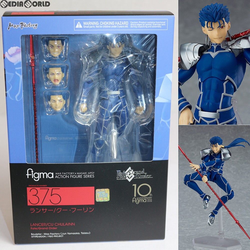 (再販) figma(フィグマ) 375 ランサー/クー・フーリン Fate/Grand Order(フェイト/グランドオーダー) 完成品 可動フィギュア マックスファクトリー