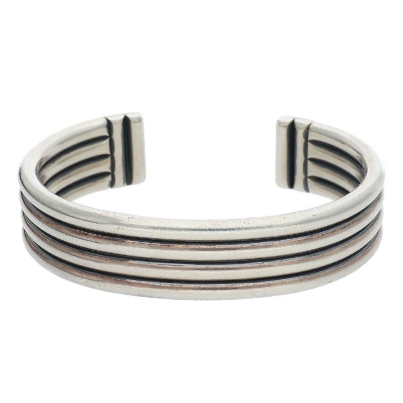 コディーサンダーソン 4 Round Wire Cuff シルバーバングル メンズ