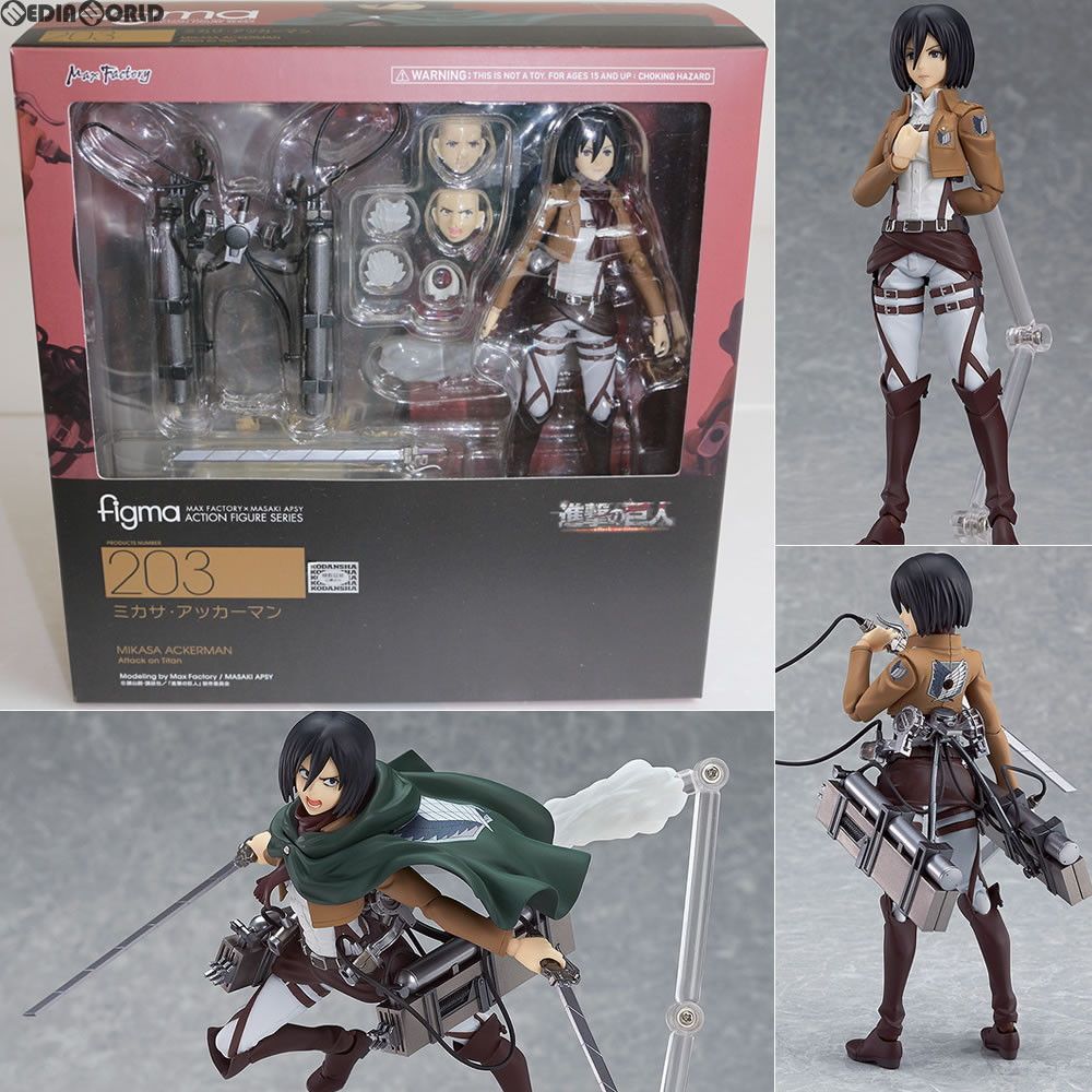 Max Factory - figma(フィグマ) 203 ミカサ・アッカーマン 進撃の巨人 完成品 可動フィギュア マックスファクトリー レビュー】 マックスファクトリー figma 203 ミカサ