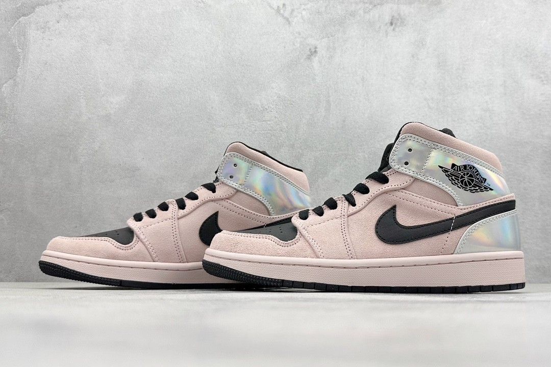 楽天市場】2021 Nike WMNS / ナイキ ウィメンズAir Jordan 1 Mid Barely Rose /エアジョーダン 1 ミッド  ベアリー ローズLight Violet/Black-White【BQ6472-500】国内正規品 新古品【中古】 : PALM NUT